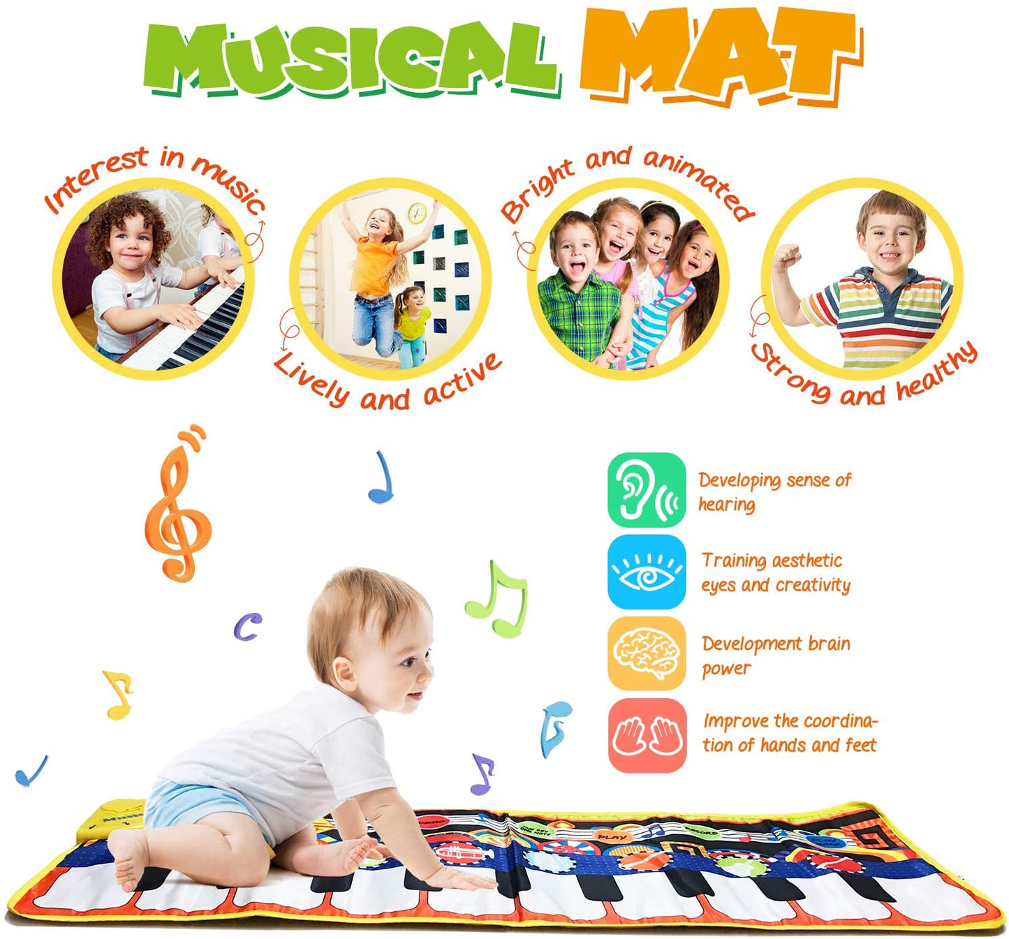 პიანინო ხალიჩა musical mat