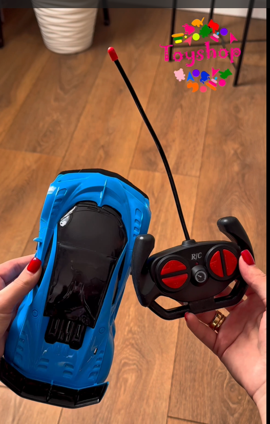 პულტიანი მანათობელი მანქანა ლურჯი